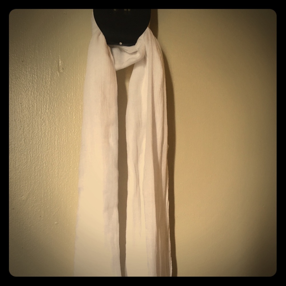 White Scarf NWT